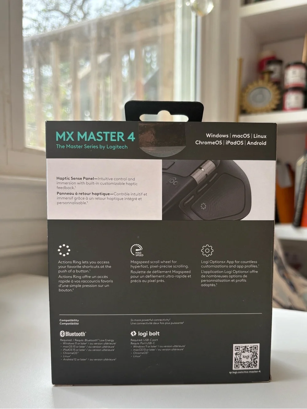 Logitech MX Master 4 Wireless Mouse - Black